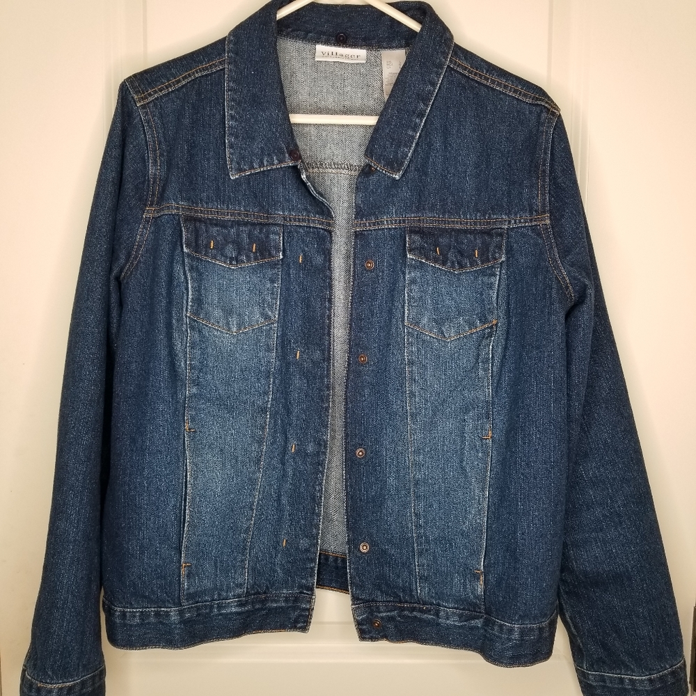 Villager by Liz Claiborne denim jacket